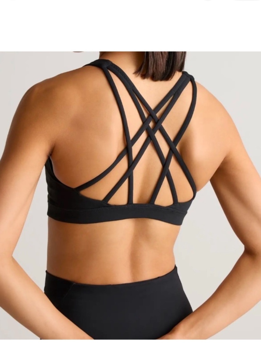 Power-Up Long Line Strappy Sports Bra
NEW Black